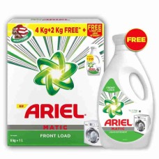 ARIEL MATIC FRONT LOAD DETERGENT POWDER 6KG